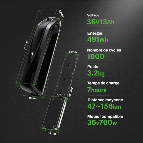 Batterie 36v13Ah (460Wh)